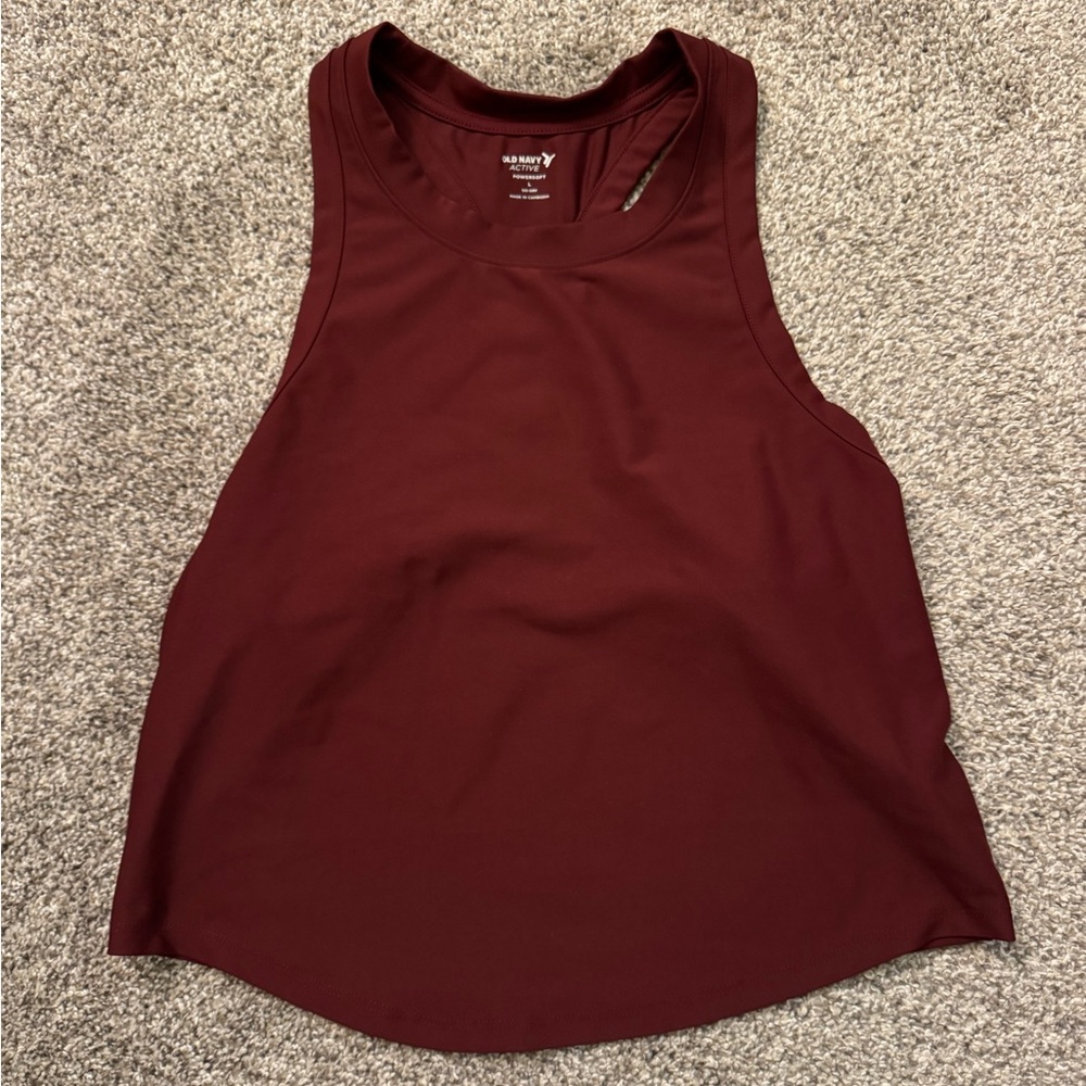 Old Navy Women's Maroon Tank Top